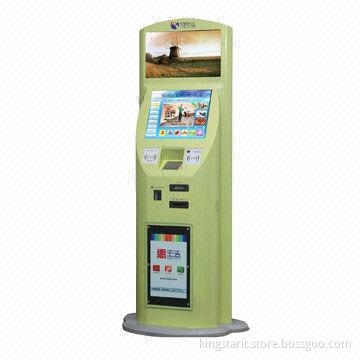 Multifunction Dual-screen Kiosk POS, Bill Validator, RFID, Barcode, Bank Card, Customization